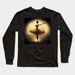 Wispy ballerina in the spotlight ready to dance. Long Sleeve T-Shirt